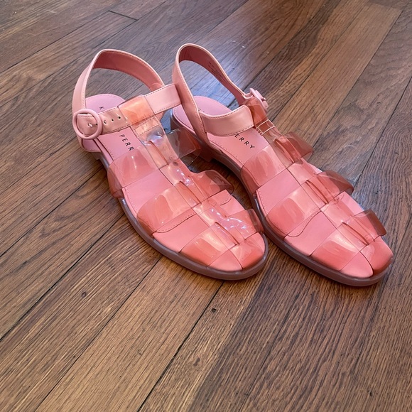 NWOB Katy Perry The Geli Fisherman Comfort Sandal Pink Amethyst - Size 10 - Picture 4 of 9